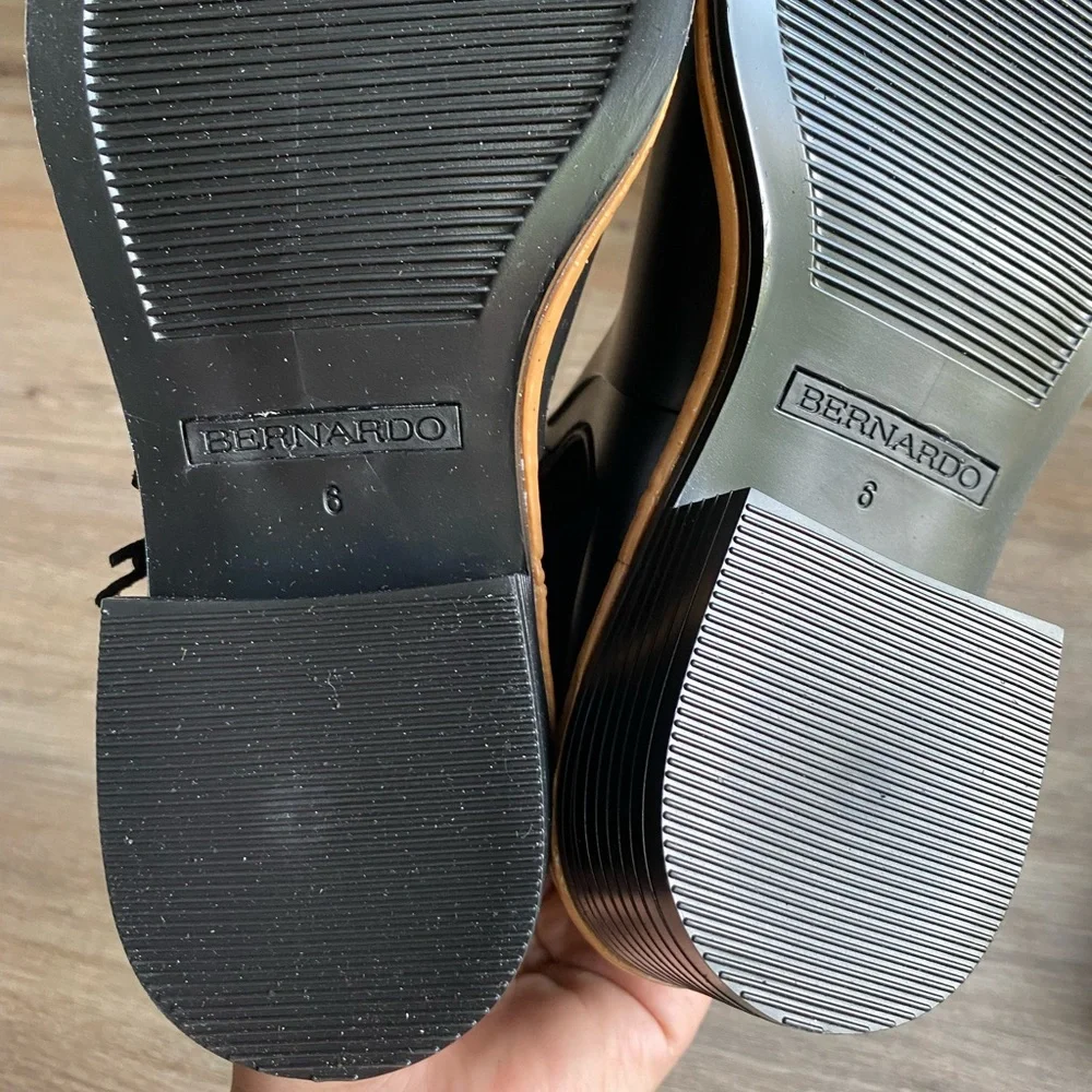 Bernardo Penney Rain Boot With Fringe In Black Size 6 - Picture 10 of 14